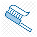 Toothbrush Toothpaste Teeth Cleaner Icon