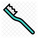 Toothbrush Plastic Pollution Icon
