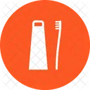 Toothbrush Toothpaste Icon