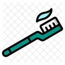 Toothbrush Toothpaste Dental Care Icon