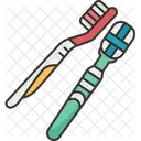 Toothbrushes Oral Dentistry Icon