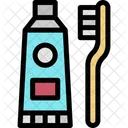 Toothbrushes Toothpaste Dental Clean Icon