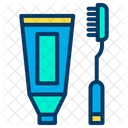Toothbrush Tooth Care Paste Icon