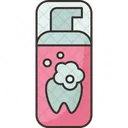 Toothpaste Foam Teeth Icon