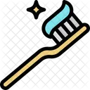 Toothpaste Dental Care Toothbrush Icon