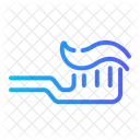Toothpaste Toothbrush Clean Icon