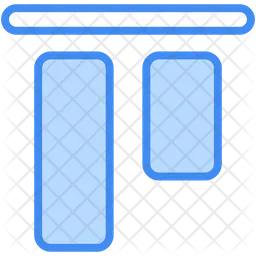 Top Align  Icon
