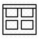 Top Border Border Text Editor Icon