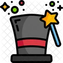 Top Hat Carnival Costume Icon