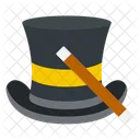 Top Hat Festive Cap Costume Accessory Icon