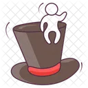 Top Hat Magician Hat Magic Headgear Icon