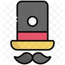 Top Hat Hat Man Icon