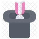 Top Hat Rabbit Magic  Icon