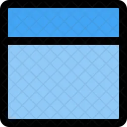 Top Horizontal Grid  Icon