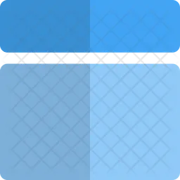 Top horizontal grid  Icon