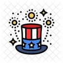 Top Hat Fireworks Icon