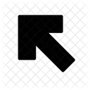 Top Left Up Icon