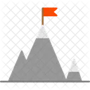 Top Mountain Flag Icon