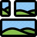 Top Left Image Grid Icon