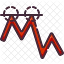 Widerstand Diagramm Handel Symbol