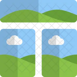 Top row image grid  Icon