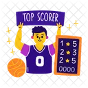 Top Score Board Cheering Icon