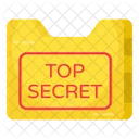 Top Secret Record Top Secret Folder Document Icon