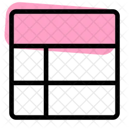 Top Sidebar List Grid  Icon