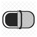 Top view picnic basket  Icon