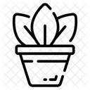 Topfpflanze Zimmerpflanze Gartentopf Symbol