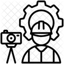 Topografo Civil Engenheiro Ícone