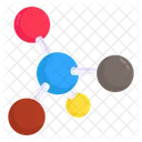 Molecula Ligacao Estrutura Quimica Ícone