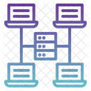 Topologia De Base De Datos Topologia De Servidor Topologia Icon