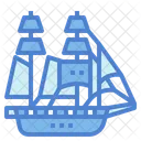 Topsail Schooner Sailboat Boat Icon