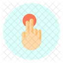 Toque Dedo Gesto Icon
