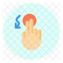 Toque Curva Abajo Icon