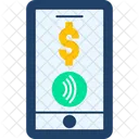 Toque Para Pagar Toque De Billetera Movil Funcion De Pago Con Toque Icono