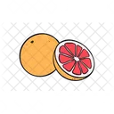 Toranja Fruta Comida Icon