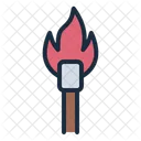 Torch Traditional Fire Icon