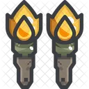 Torch Olympic Torch Light Icon