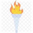 Torch Olympics Flame Icon