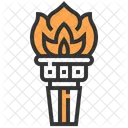 Torch Olympic Fire Icon