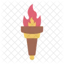 Torch Olympic Flame Icon