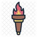 Torch Olympic Flame Icon