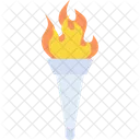 Torch Olympics Flame Icon