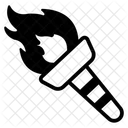Fire Light Mashal Torch Icon