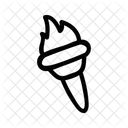 Torch Olympics Torch Light Icon