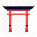 Torii Gate Landmark Building Icon