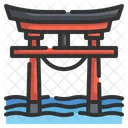 Torii Gate Japan Shinto Icon