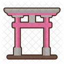 Torii Gate Japanese Gate Japan Landmark Icon